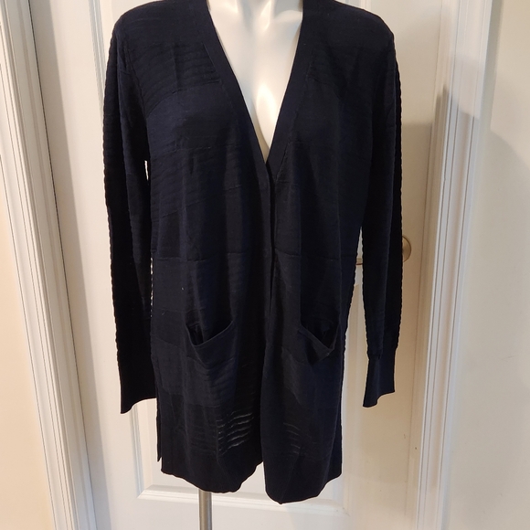 Cabi new without tags long cardigan w pockets size Large - Picture 1 of 7
